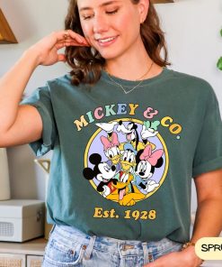 Disney Est 1928 Vintage Mickey and Co Shirt, Disney Trip Shirt