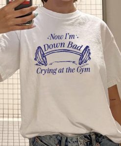 Down Bad Comfort Colors Tee, Crying at the Gym T-Shirt, TTPD Gift