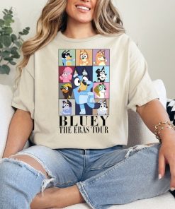 Bluey The Eras Tour Tee shirt, Bluey and Bingo Kids Show