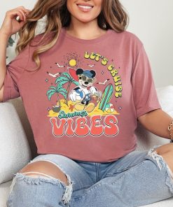 Disney Let's Cruise Shirt, Mickey Summer Vibes Shirt