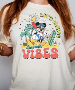 Disney Let's Cruise Shirt, Mickey Summer Vibes Shirt