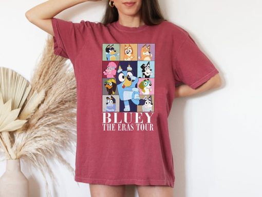 Bluey The Eras Tour Shirt, Bluey Family Shirt, Bluey Eras Tour Shirt