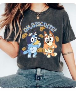 Bluey Oh Biscuits Shirt, Oh Biscuits, Mum Dad Bluey T-Shirt