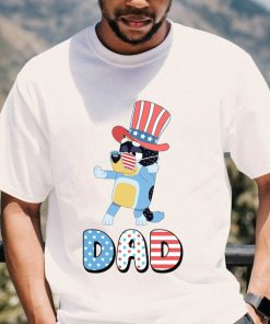 Bluey Dad Happy 4th Of July Shirt, Bluey Dad Shirt