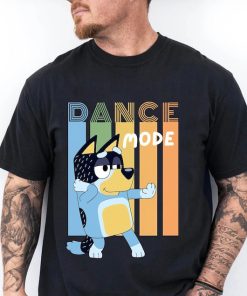 Bluey Dad Shirt, Bandit Heeler Dance Mode Shirt