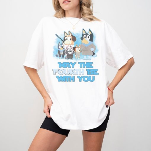 Bluey May The 4th Be With You Shirt, Bluey Shirt