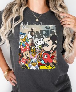 Disneyland Paris Shirt, Mickey Friends Eiffel Tower Shirt