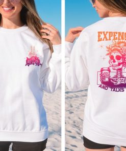 Expensive Difficult And Talks Sweatshirt, Trendy Two Sided Hoodie