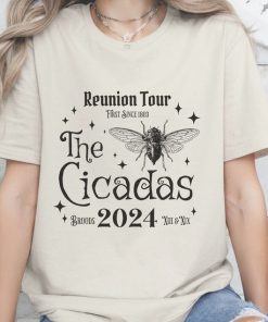 Retro Cicada Emergence Shirt, 2024 Cicadas Reunion Tour Tee