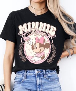 Vintage Minnie Mouse Pink Tea Shirt, Minnie est. 1928 Shirt