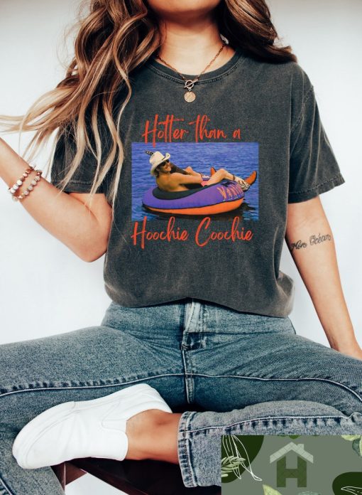 Hotter Than A Hoochie Coochie Tee, Womens Summer Vacation Tshirt