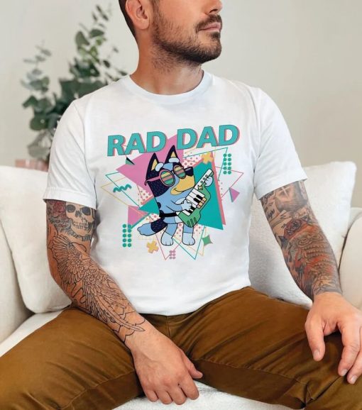 Dad Birthday Gift Bluey Shirt, Bluey Bingo Family TShirt