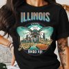 Illinois Cicada Emergence 2024 Shirt with Illinois Iconic Landscape