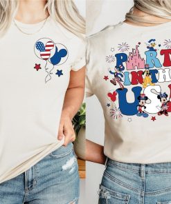 Mickey and Friends Party in the USA Shirt, American Shirt