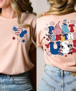 Mickey and Friends Party in the USA Shirt, American Shirt