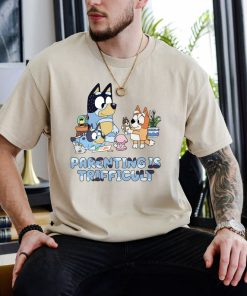 Bluey Dad Shirt, Bluey Parenting Is Trifficult Shirt