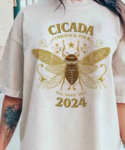 Cicada 2024 Shirt, Cicada Comeback Tour 2024 Shirt, Cicada Summer Tee