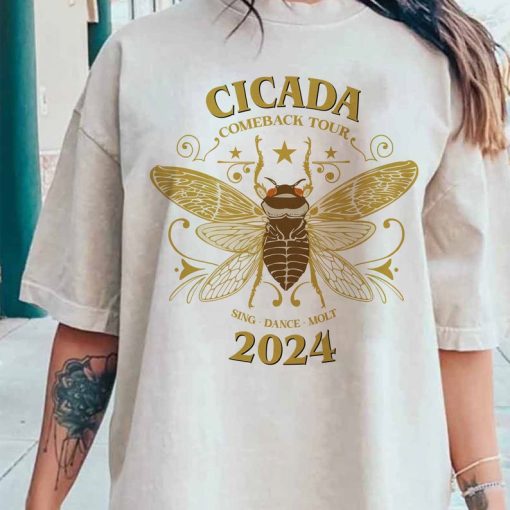 Cicada 2024 Shirt, Cicada Comeback Tour 2024 Shirt, Cicada Summer Tee