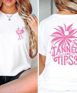 Tanned And Tipsy Shirt, Summer Vibes T-shirt