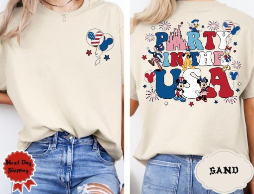 Disney 4th of July shirt, Disney Party, Disney Patriotic Shirt