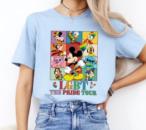 Disney Mcieky and Friends The Pride Tour Shirt, Gay Right LGBTQ Shirt