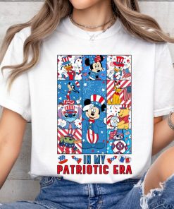 In My Patriotic Era Disney Mickey Mouse & Friends 4th Of July Retro Sh