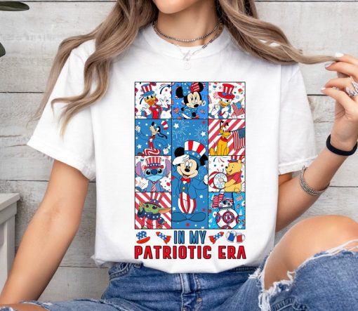 In My Patriotic Era Disney Mickey Mouse & Friends 4th Of July Retro Sh