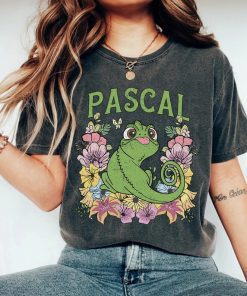 Comfort Colors® Retro Disney Tangled Pascal Floral Rapunzel Shirt