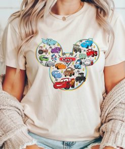 Mickey Head Disney Cars Shirt, McQueen And Friends Sweatshirt