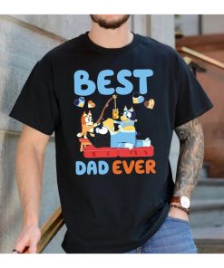 Father Days Shirt, Best Dad Ever Funny Bluey Daddy Vintage Shirt