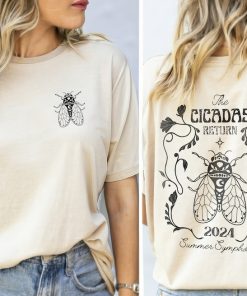 Vintage Cicada Shirt 2024 Cicada Emergence Unisex Short Sleeve Tee