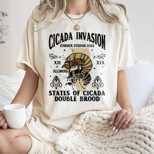 The Cicada Invasion 2024 Shirt, U.S Summer Scream 2024 Shirt