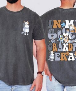 Bluey Grandpa Two Sides Shirt, Bluey Family Matching Shirt