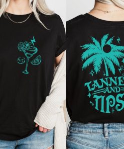 Tanned and Tipsy Shirt, Palm Tree Shirt, Summer Vacation Shirt