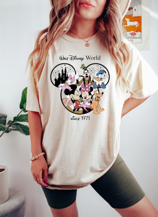 Comfort Retro Walt Disney World Est 1971 Shirt,Disney Family Shirt