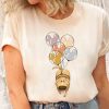 Disney Pixar Up Movie Dug Dog With Mickey Balloon Retro Shirt