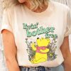 Cute Disney Winnie the Pooh Livin' Bother Free Floral Retro Shirt