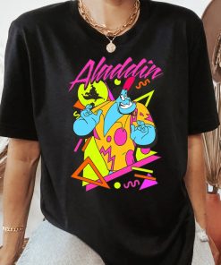 Disney Aladdin Genie 90s Style Portrait Shirt, Aladdin Shirt