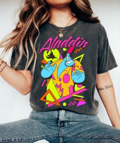 Disney Aladdin Genie 90s Style Portrait Shirt, Aladdin Shirt