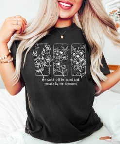 Throne Of Glass Flower Aelin Quote T-shirt, Throne Of Glass t-shirt