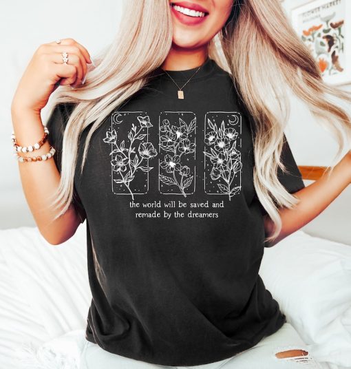 Throne Of Glass Flower Aelin Quote T-shirt, Throne Of Glass t-shirt