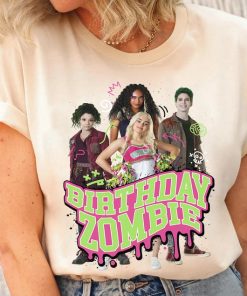 Disney Zombies Characters Squad Birthday Zombie Group Poster Shirt