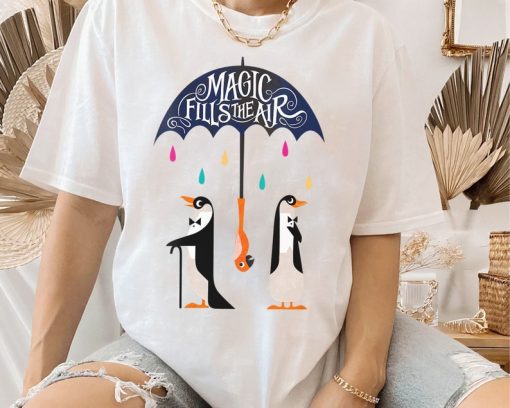 Funny Disney Mary Poppins Penguin Full Of Magic Shirt