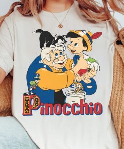 Disney Pinocchio Characters Group Shot Shirt