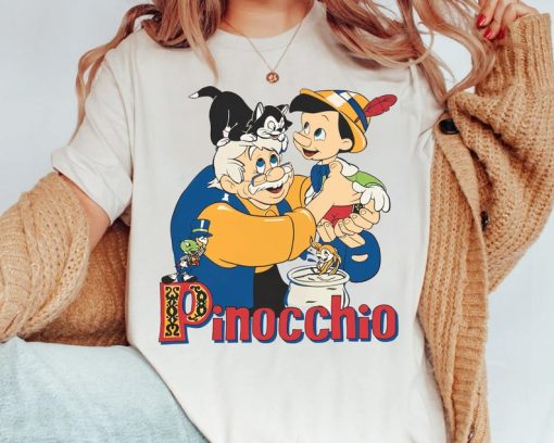 Disney Pinocchio Characters Group Shot Shirt