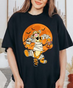 Disney Tigger Mummy Pumpkin Halloween Shirts