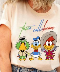 Retro Disney The Three Caballeros Chibi Donald Duck Jose Carioca Panch