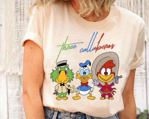 Retro Disney The Three Caballeros Chibi Donald Duck Jose Carioca Panch