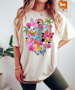 Retro Minnie and Daisy Shirt, Minnie and Daisy Summer Shirt