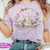 Cute Disney Winnie The Pooh & Friends Group Shot Floral Retro Shirt